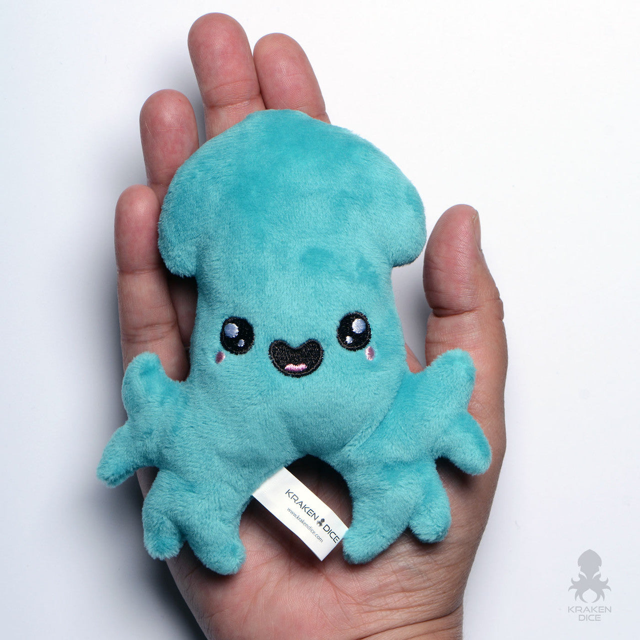 Teal Baby Kraken Mini Coin Purse